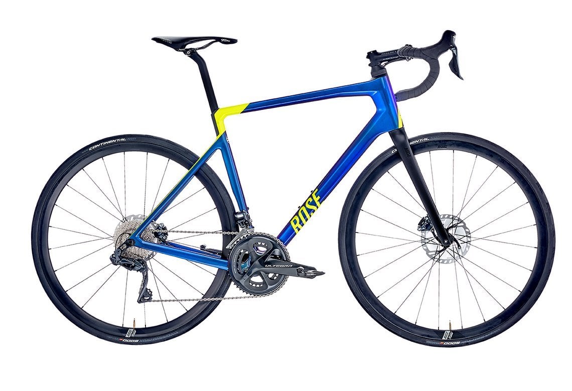 Das Reveal Four Disc mit Ultegra Di2 in Shiny Aurora/Lightning-Yellow – 3.549 €