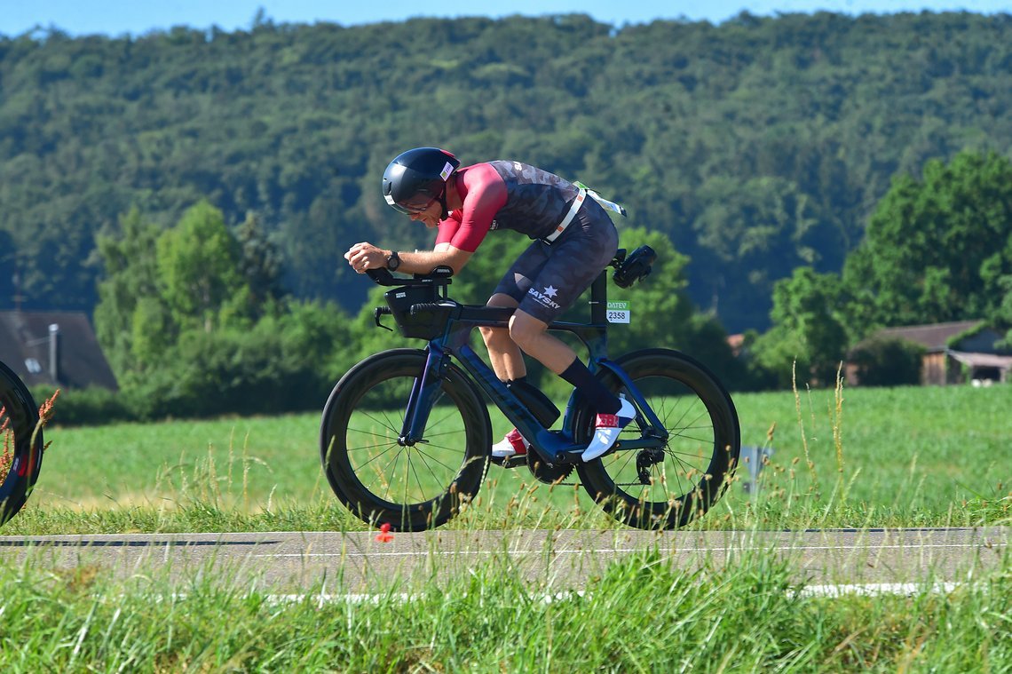 Über 5 Stunden in Aero-Position gehen auf den Rücken.