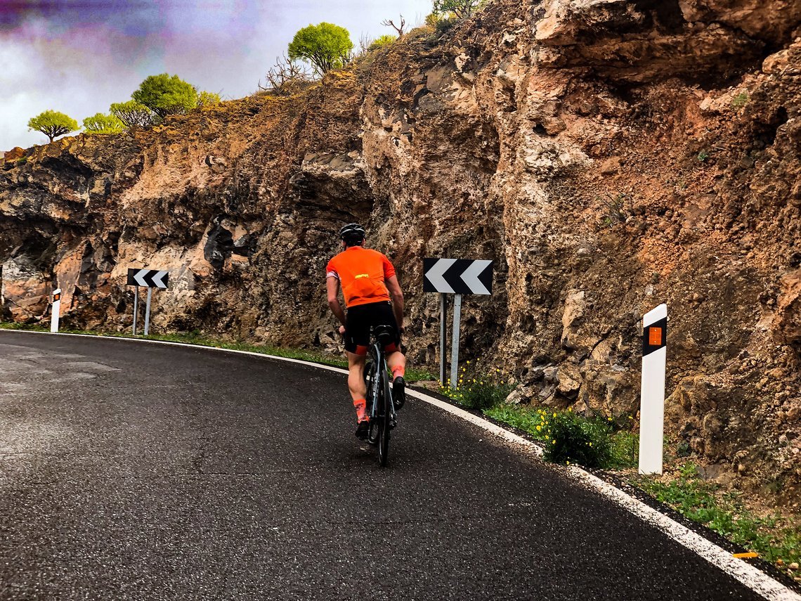 Steigungen gibt es in Gran Canaria mehr als genug