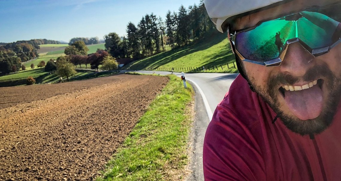 Da lacht er noch - Johannes Herden berichtete über seinen 300 km Granfondo