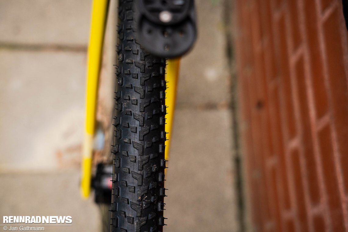 Er zählte zu den am stärksten profilierten Reifen, die wir im Frauenfeld gesehen haben.