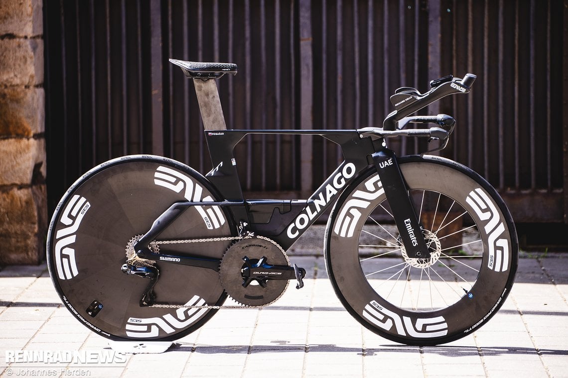 Das Colnago TT Bike von Tadej Pogacar.