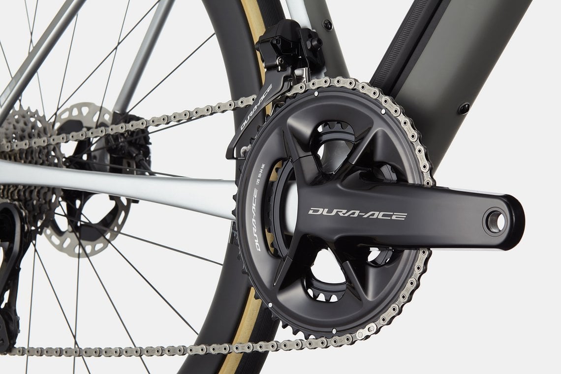 Die neue Dura Ace Di2 bietet 2x12 funkgesteuerte Gänge.