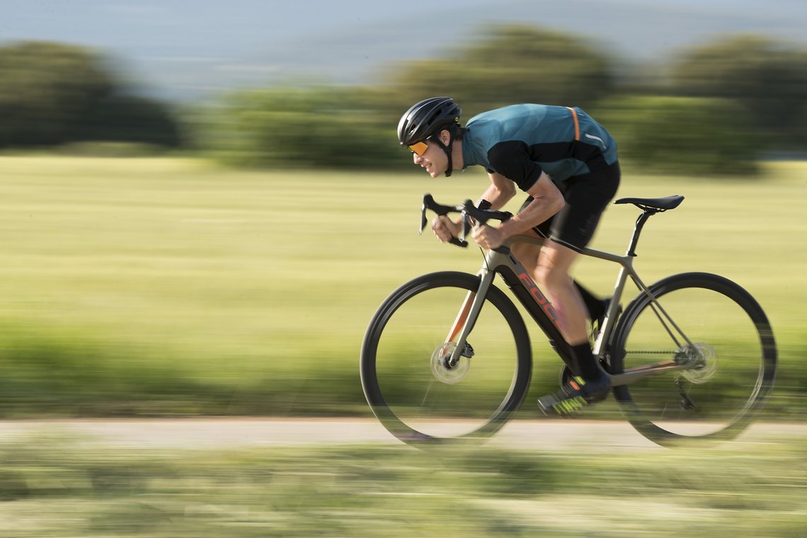 Sprinten dürfte bei 13 kg Radgewicht noch Spaß machen