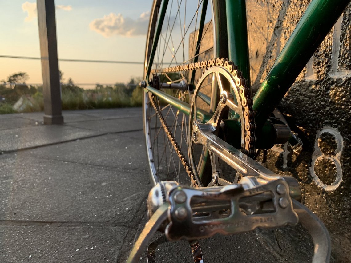 Campagnolo Kurbeln aus Stahl haben heute noch gößeren Seltenheitswert als Klassiker-Pendants der Marke aus Alu