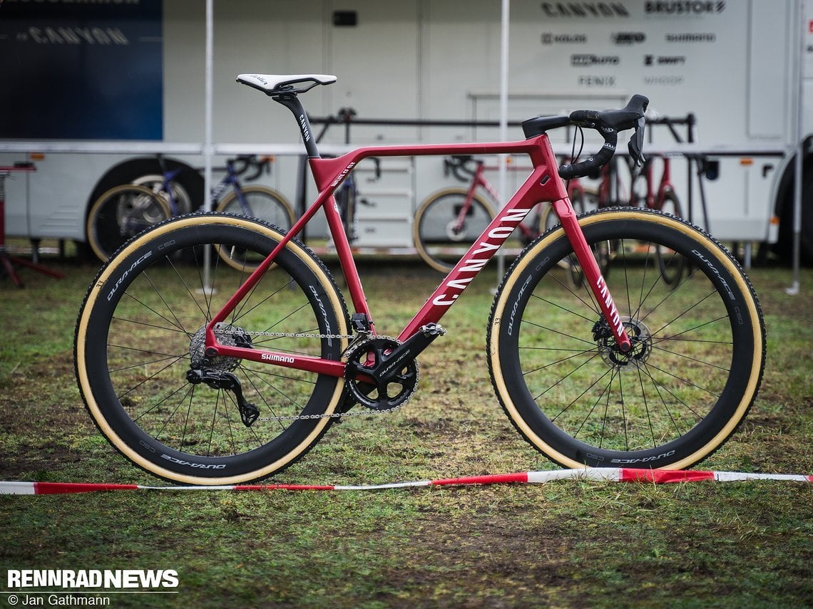 Mathieu van der Poel fährt seit Jahren das Canyon Inflite