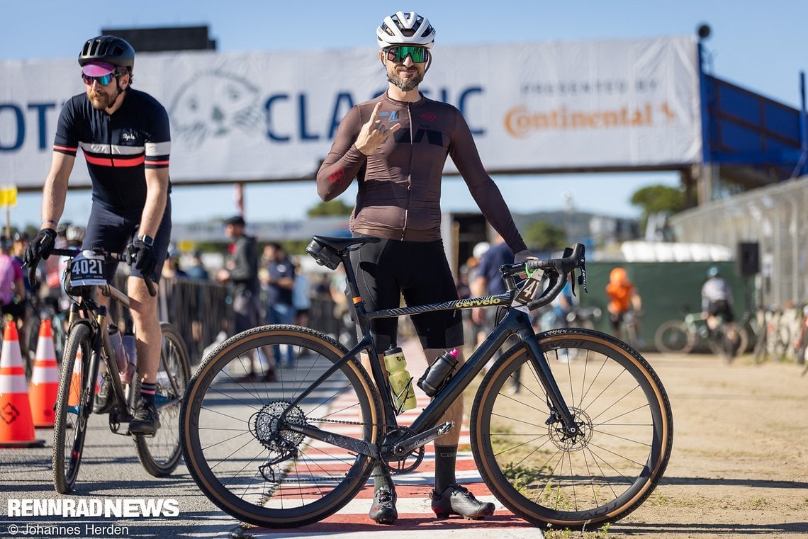 Er rockt mit dem Cervélo Àspero ein Race Gravel Bike der ersten Stunde