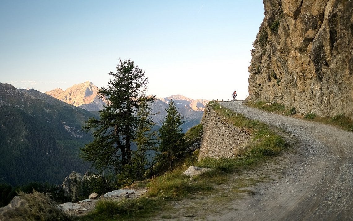 Strada dell'Assietta am Morgen