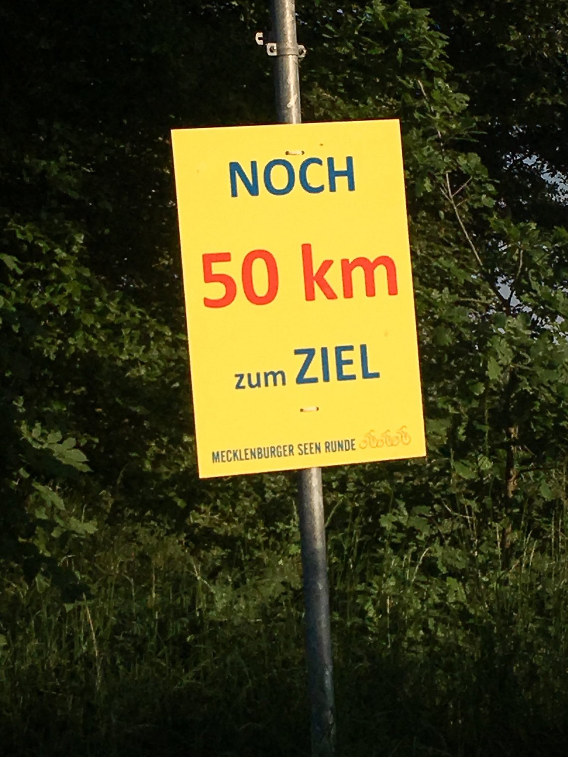 Ein Schild, über das sich viele freuen