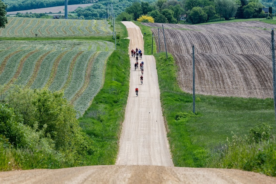 Für welliges Terrain wie die Traum-Gravel-Routen rund um Galena ist die 1x12 XPLR-Übersetzung wie gemacht.