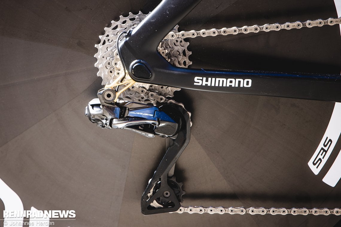 Dura Ace Di2 – ganz ohne Aero-Käfig.