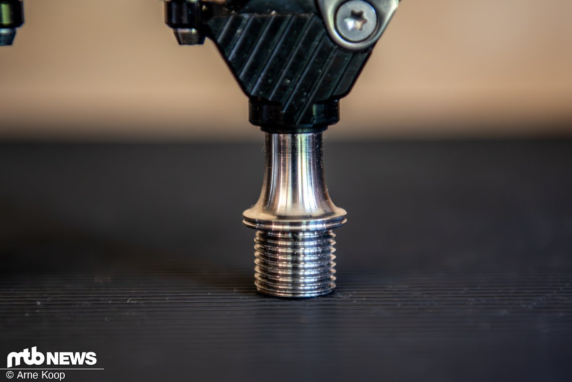 Bei allen Pedalen lässt sich der Q- Faktor verstellen