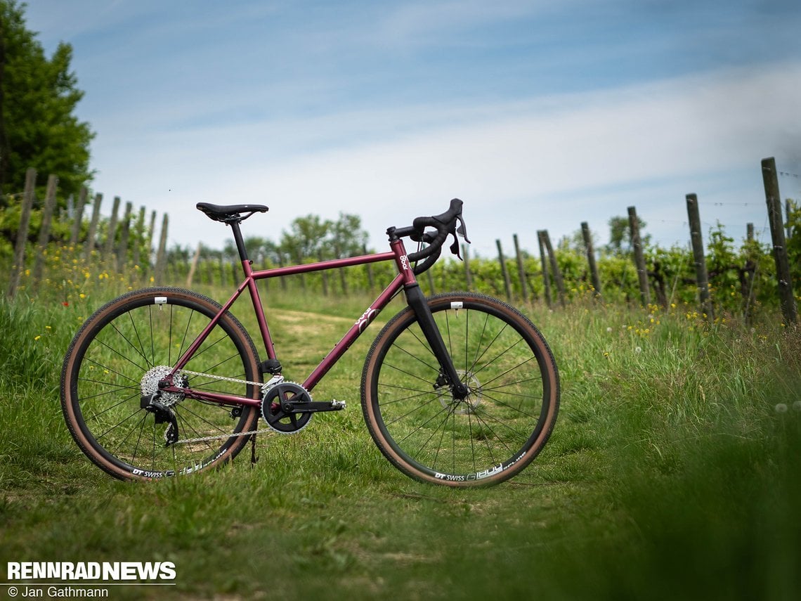 Unser 8bar Mitte Steel V3 Testrad in den Prosecco Hills