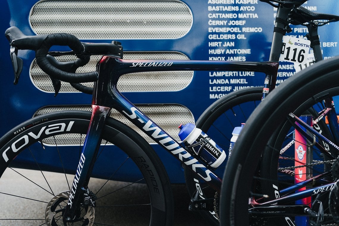 Der Vorbau wird auch bei Paris Roubaix maximal tief gefahren.