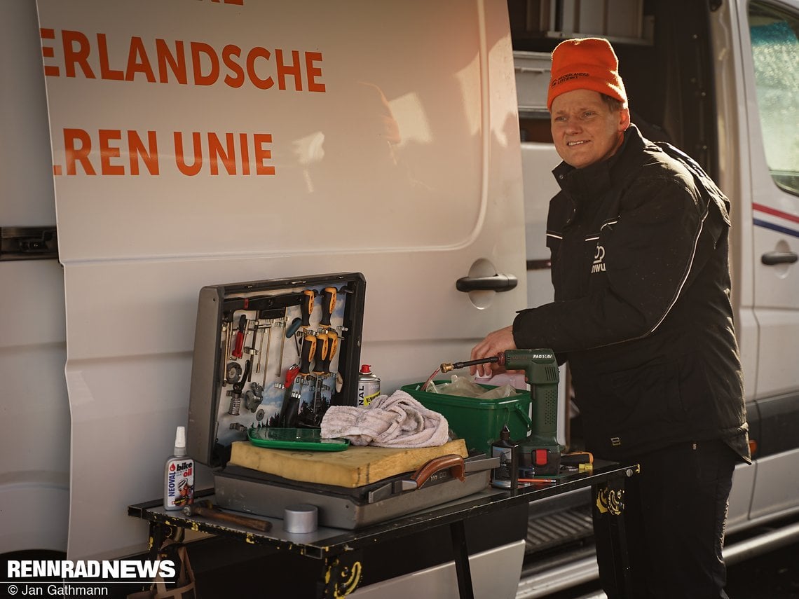 Richard Nieuwhuis zog eine Überraschung aus dem Team-Wagen