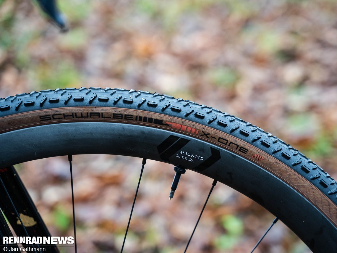 Als eines der wenigen Teams fährt Heizomat p/b Herrmann mit Schwalbe X-One Tubeless-Reifen.