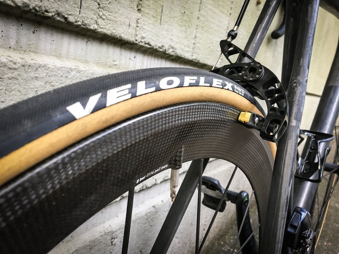 Die Veloflex-Reifen sind auf...