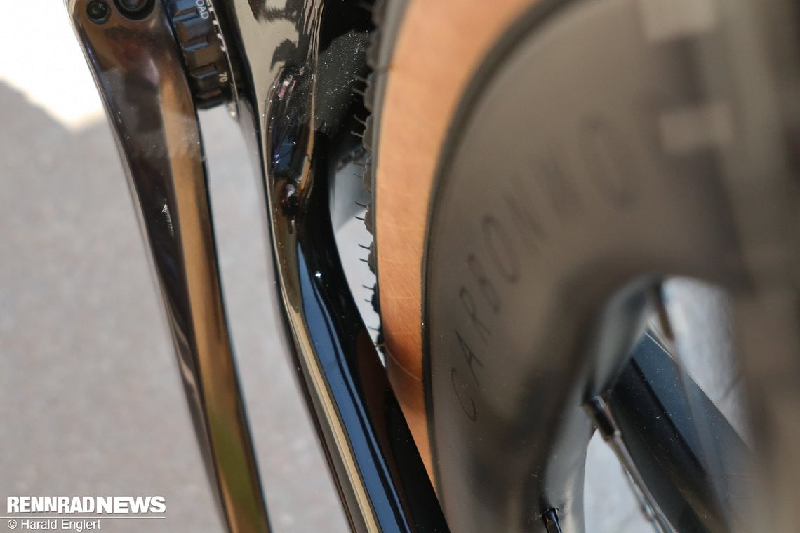 Das Bike ist auf maximalen Speed ausgelegt