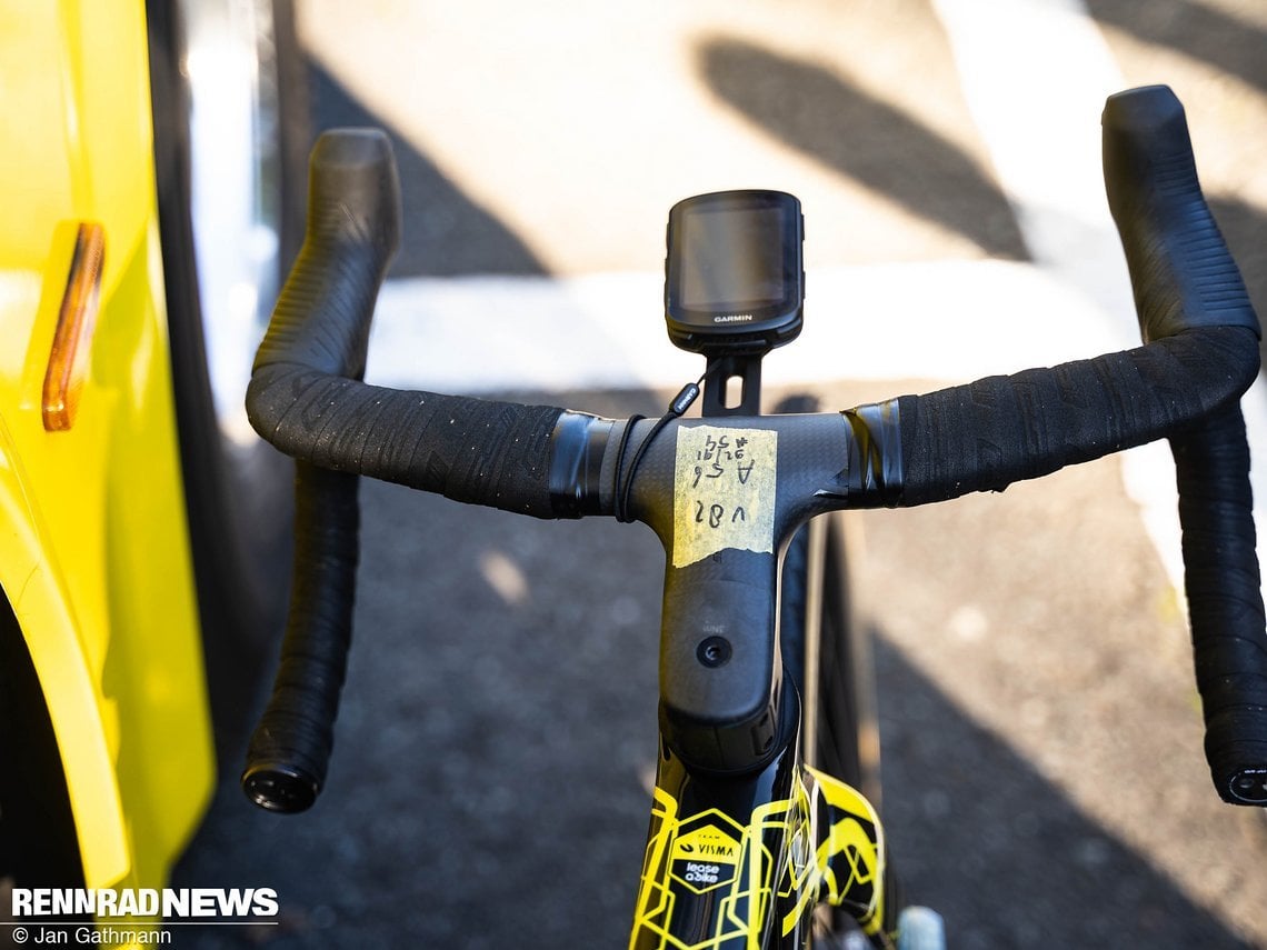 Am Garmin können die Luftdruckwerte abgelesen werden.