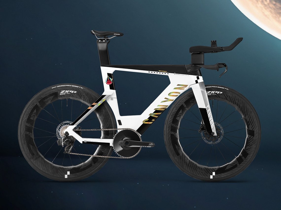 Canyon Speedmax CFR Moonshot: Das Jan-Frodeno-Signature-Bike könnt ihr ab sofort kaufen.