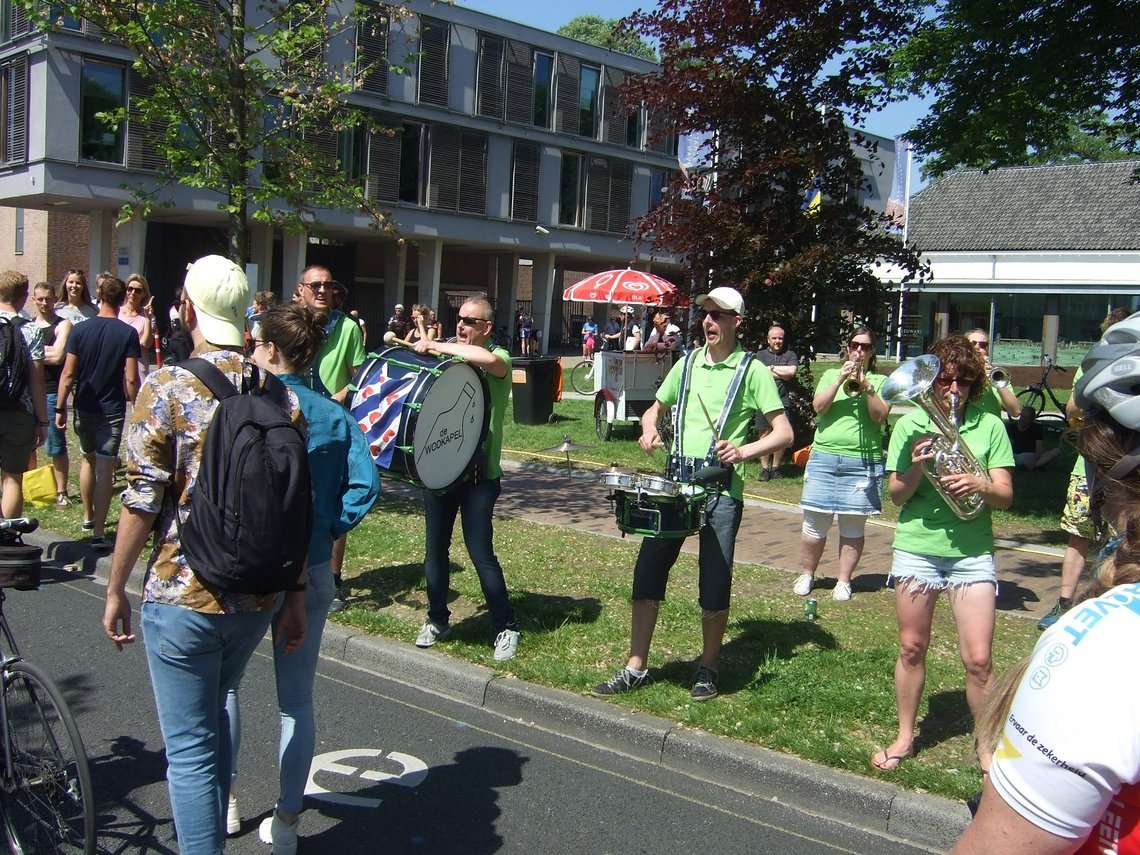 Gute Stimmung bei sommerlichen Wetter 2018 in Leeuwarden