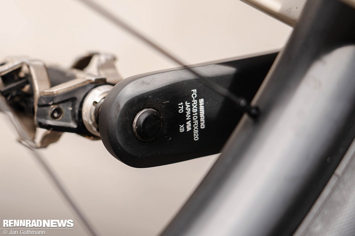 Am S-Testrad ist eine 170-mm-Kurbel verbaut – würde wir uns auch in M wünschen.