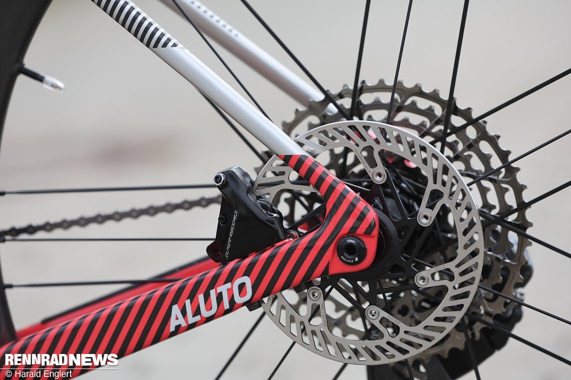 Hier wurde der Sattel direkt am Rahmen montiert.