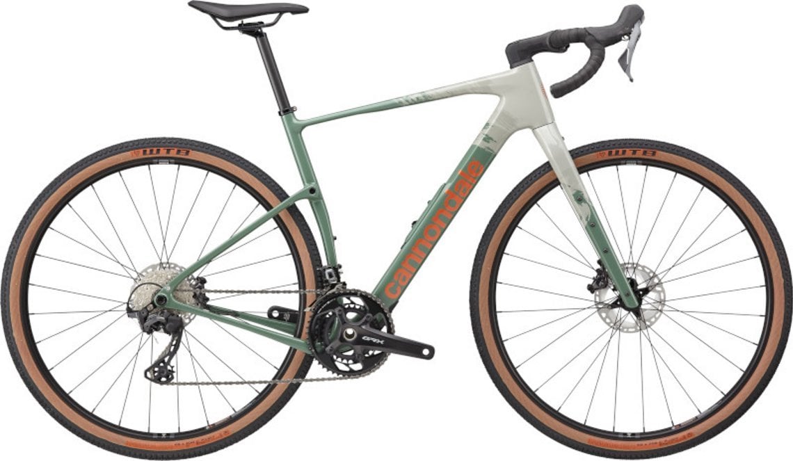 Das Cannondale Topstone Carbon 2 mit GRX 810 2x12 Gruppe gibt es für 3.999 €.