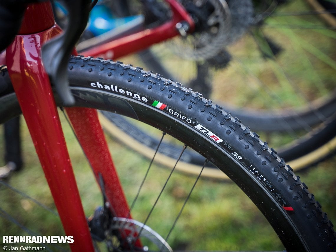 Auch hier sind bereits Tubeless-Reifen im Einsatz.