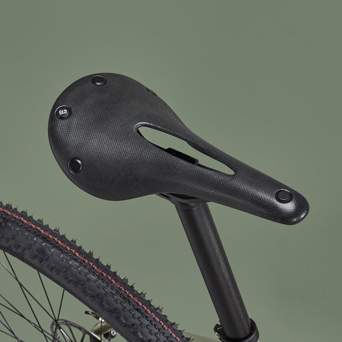 Brooks Cambium C15 Sattel mit Kautschukdecke