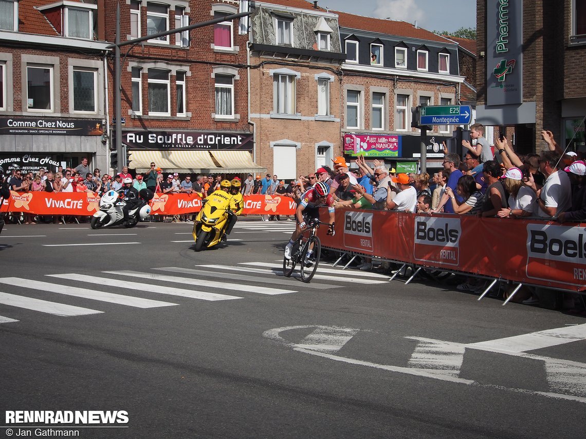 Bob Jungels auf dem Weg zum Sieg bei LBL 2018