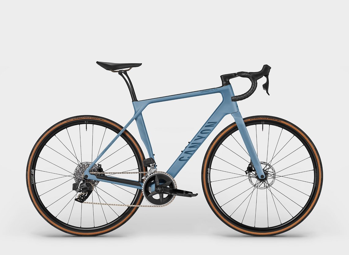 Das Canyon Endurace CF SLX 7 AXS mit SRAM Rival AXS Gruppe