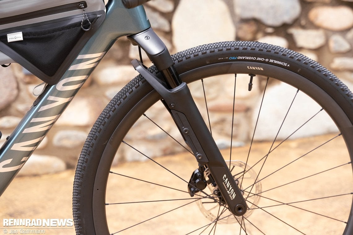 Die neue Canyon x DT Swiss F132 One Federgabel ist bei den RIFT Modellen an Bord.