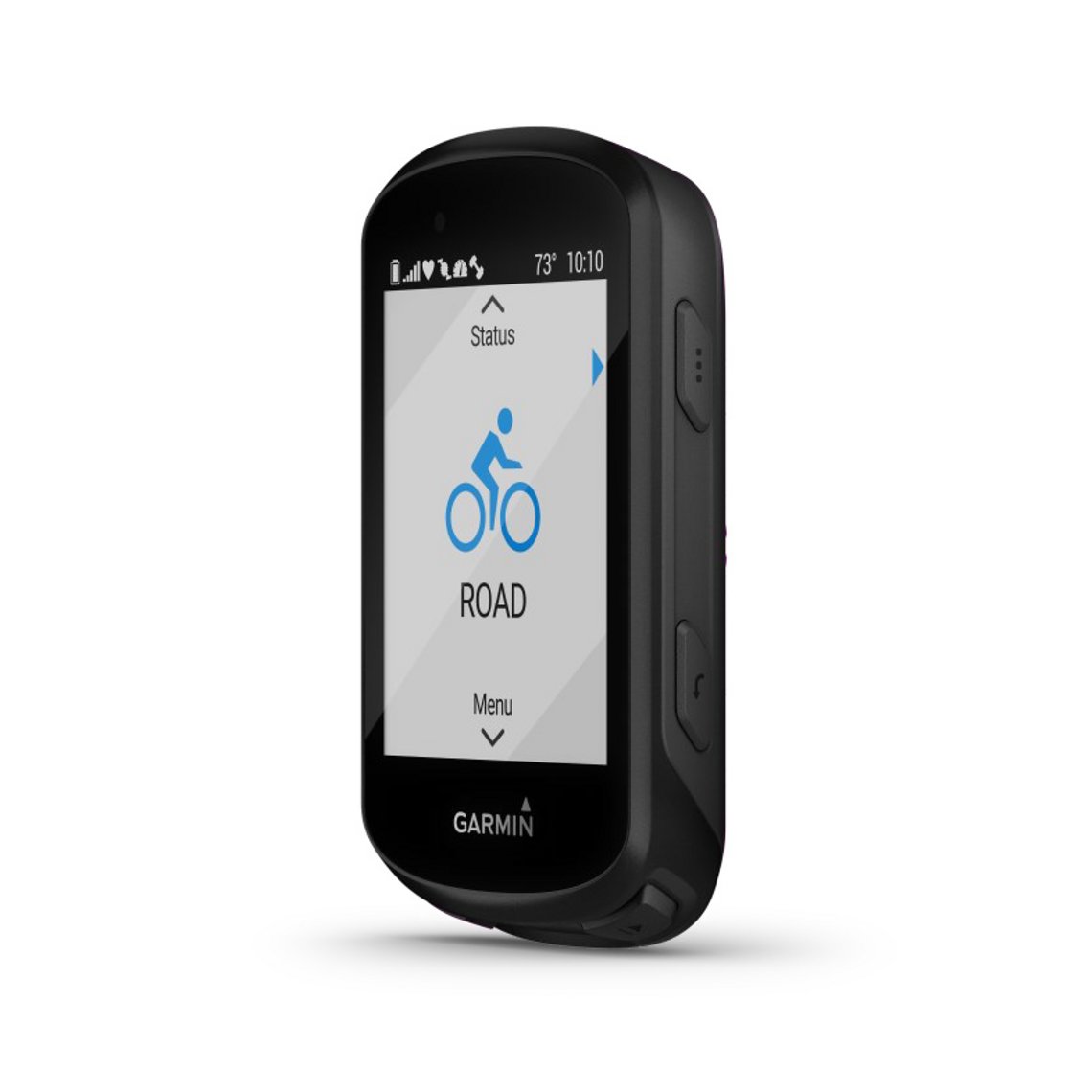 ...und der Garmin Edge 520 in der Seitenansicht