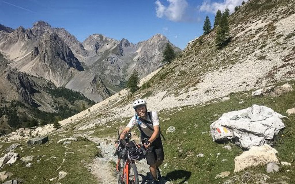 Schiebestück am Passo Gardetta