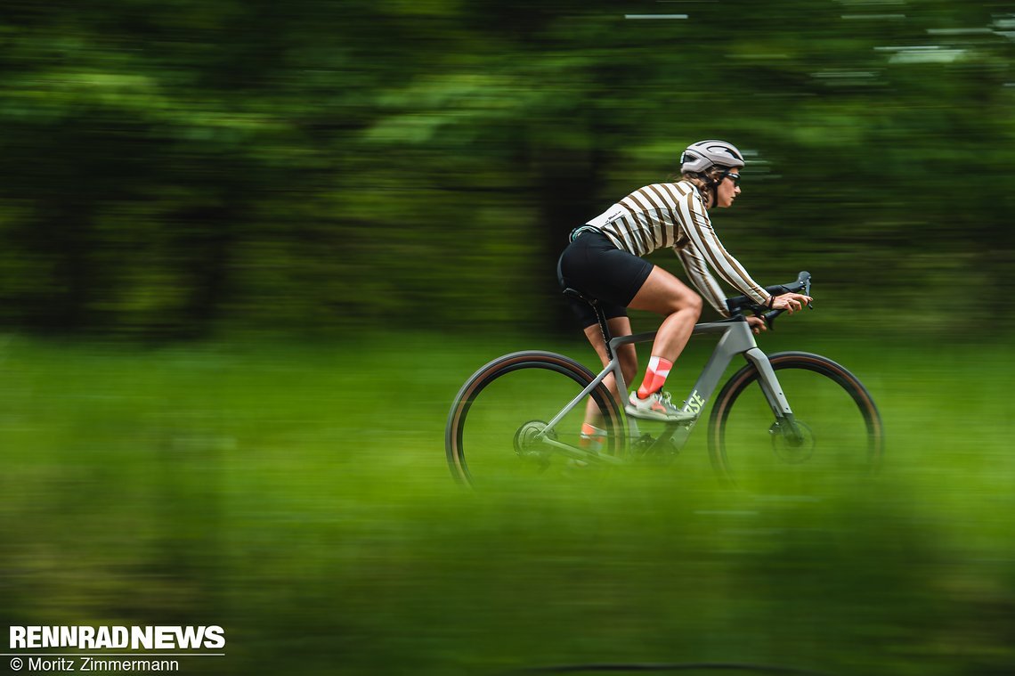 Der Shimano Motor schiebt auf Wunsch sehr kräftig an