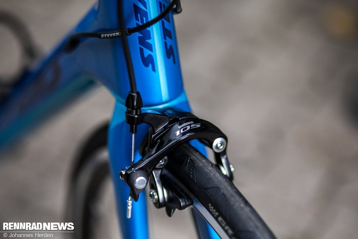 Neue Shimano 105 Felgenbremsen