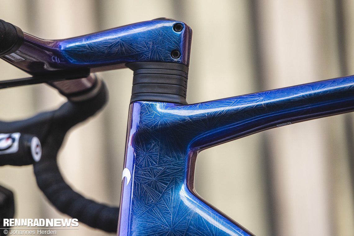Aber „slam that stem“ duldet offenbar inzwischen Ausnahmen im Peloton.