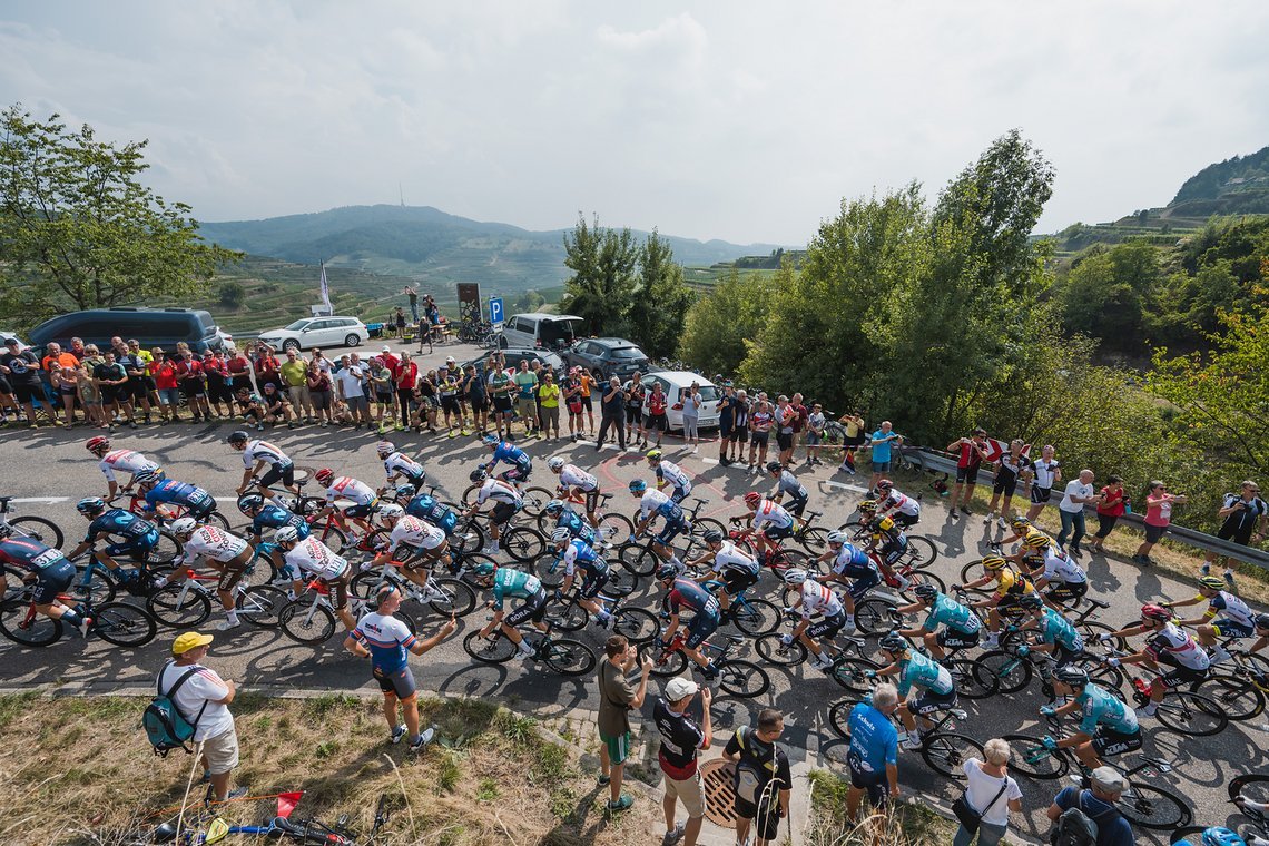 Mit Anstiegen wartet auch die Deutschand Tour 2023 reichlich auf