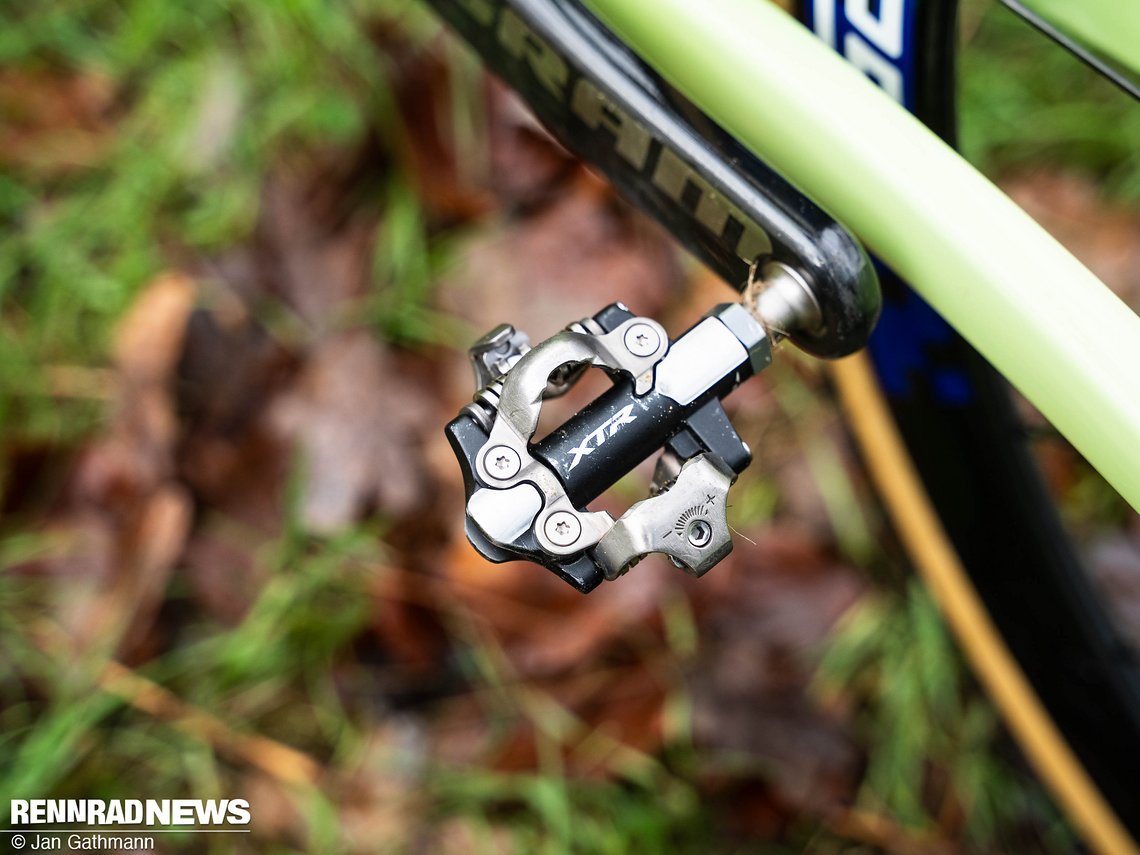 Shimano XTR SPD-Pedale sind der Gold-Standard im CX-Feld.