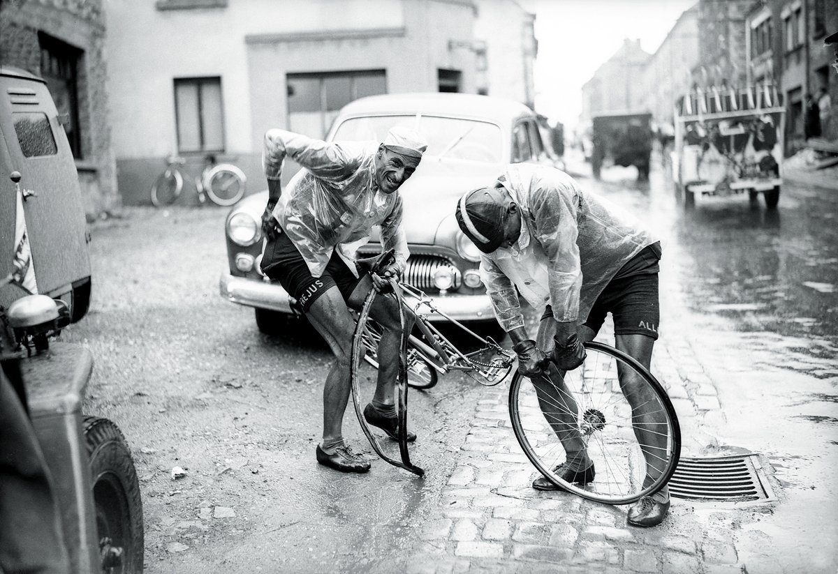 Ferdy Kübler, 1950, Photo © Presse Sports. Ferdy Kübler, 1950, Photo © Presse Sports.