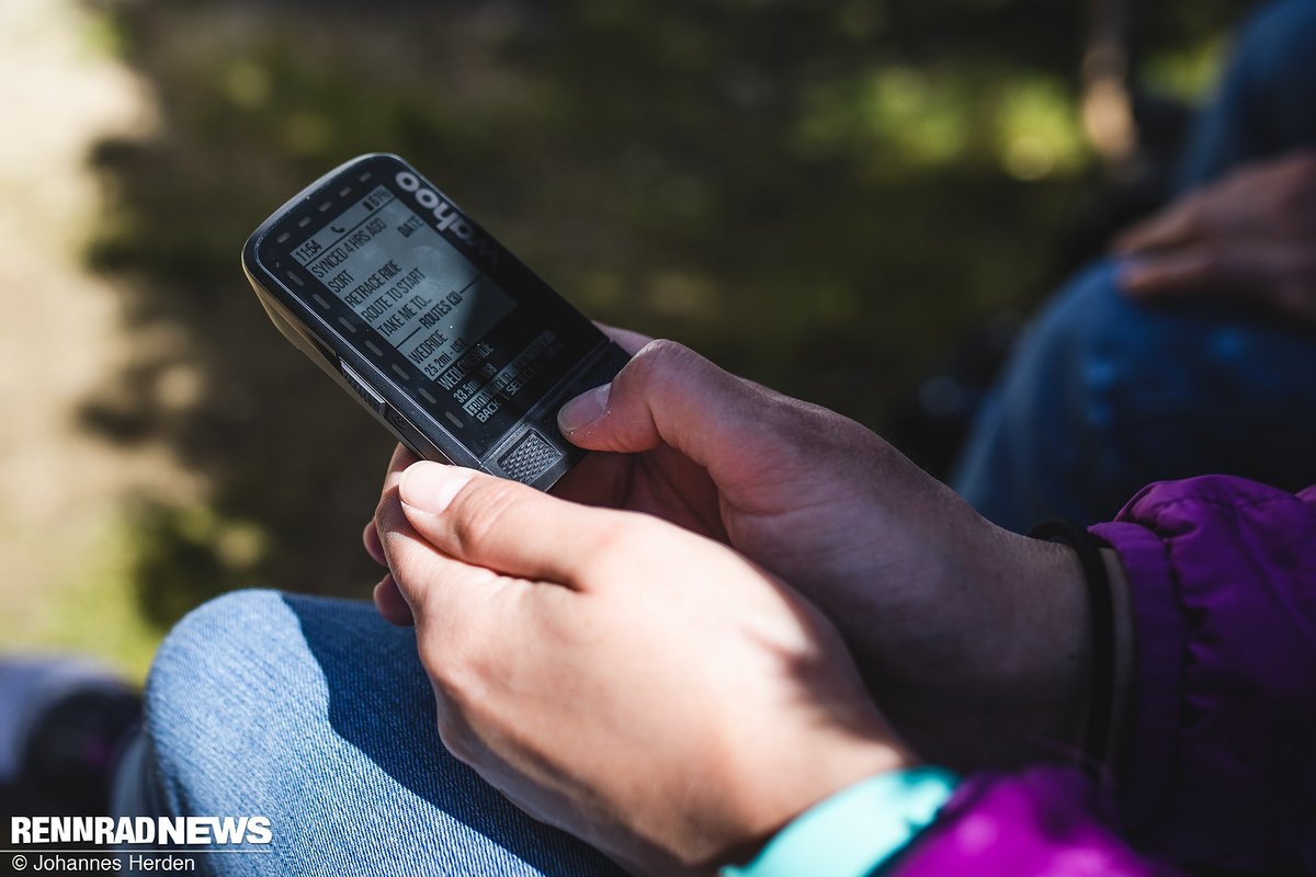 Die typische klare Darstellung und einfache Bedienung sollen trotz Farbdisplay auch den den neuen Wahoo Elemnt Roam kennzeichnen Die typische klare Darstellung und einfache Bedienung sollen trotz Farbdisplay auch den den neuen Wahoo Elemnt Roam kennzeichnen