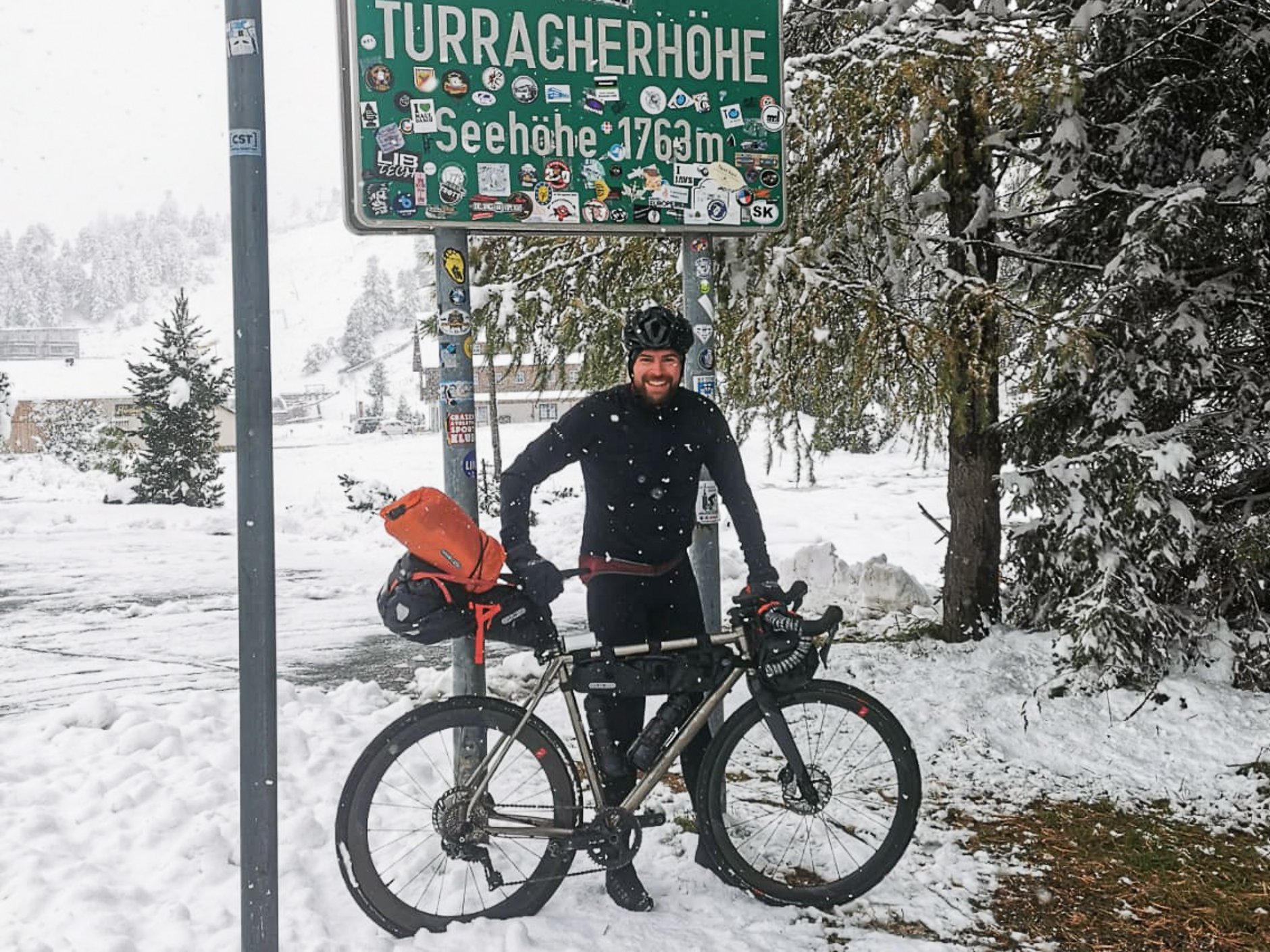 Triathlon um die Welt Jonas Deichmann ist in den Schnee