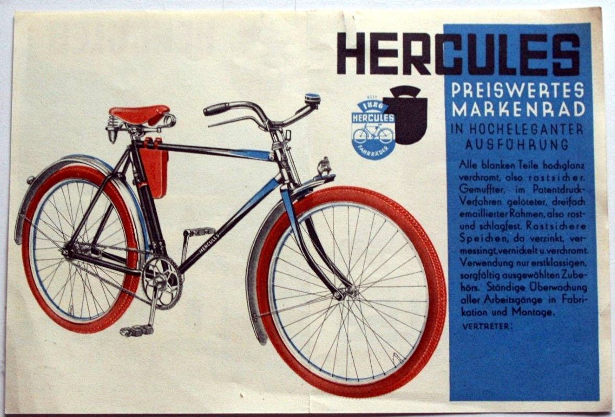 hercules fahrrad vintage