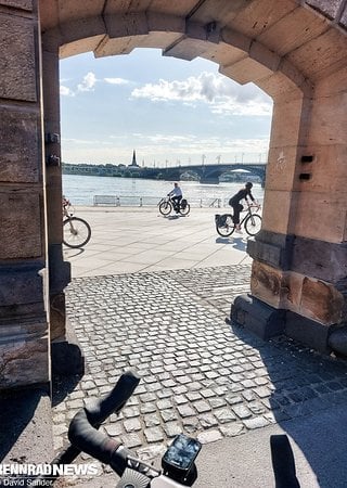 In Mainz habe ich schon die erste Stärkung hinter mir.