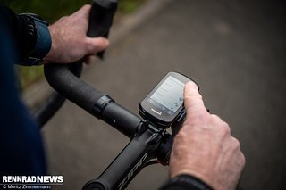 Nach dem Koppeln erscheint die Leistungsmessung unter den Sensoren und kann von hier kalibriert werden