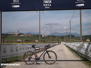 Mit dem 8bar Mitte Steel Gravel Bike und SRAM Rival Wide war ich gut bedient