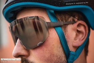 Die POC Devour Brille glänzt mit ihren großen Goggle artigen Clarity-Gläsern.