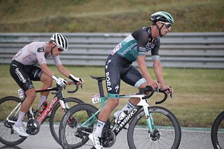 Rüdiger Selig (Bora-Hansgrohe) und Marius Mayrhofer (Sunweb)