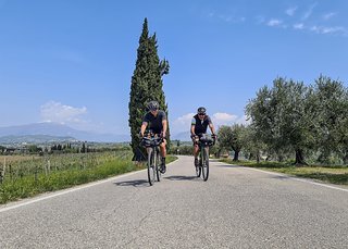 Weg aus Südtirol in Richtung Gardasee.